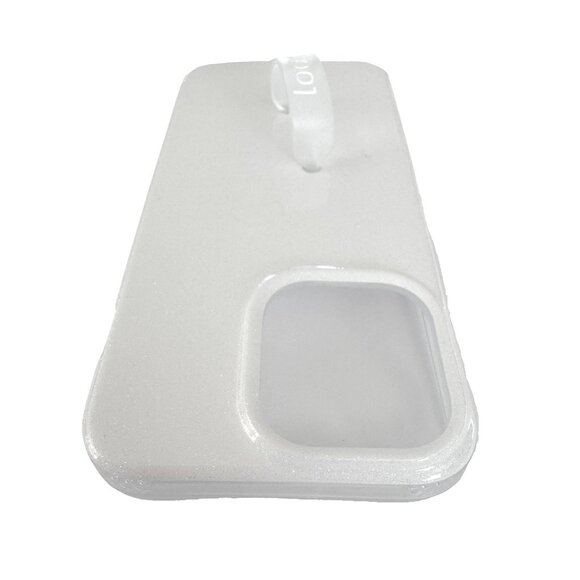 NWT Loopy WHITE SHIMMER iPhone 15 Pro Max Phone Case - Righty - Picture 5 of 10